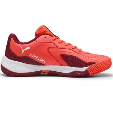 Puma Nova Smash Baskets Rouge Blanc Bourgogne