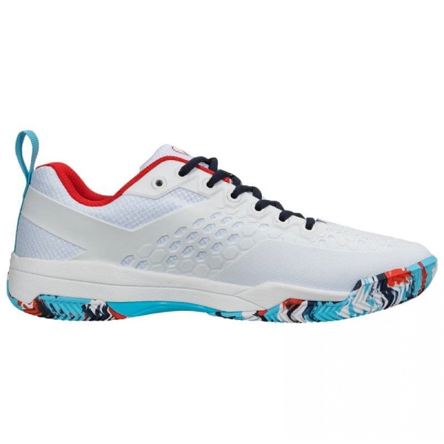Chaussures Femme Salming Rebel Light Dazzle Blanc Rouge Bleu  Offre - Pas cher