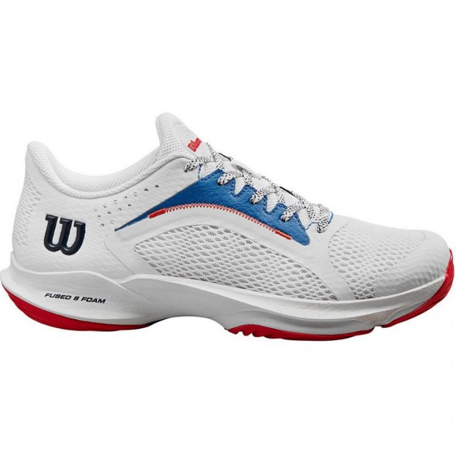 Wilson Hurakn 2.0 White Blue Red Women''s Shoes  Offer + Cheap