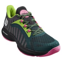 Zapatillas Wilson Hurakn Pro Verde Negro Mujer  Oferta + Barato