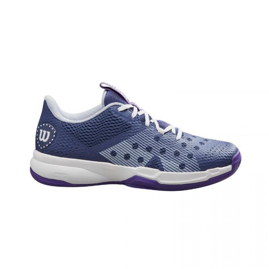 Wilson Hurakn Team Cobalt Lilás Tênis Branco Feminino  Oferta + Barato