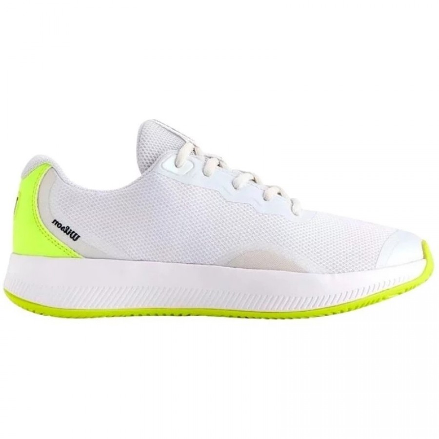 Tênis Wilson Intrigue Lite OZ Branco Amarelo para Mulheres  Oferta + Barato