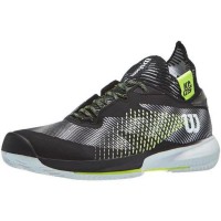 Zapatillas Wilson Kaos Rapide SFT Clay Negro Amarillo  Oferta + Barato