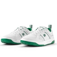 Baskets Wilson Pickleball Pro Blanc Vert  Offre - Pas cher