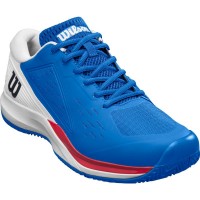 Wilson Rush Pro Ace Terre Battue Bleu Blanc Rouge Baskets  Offre - Pas cher