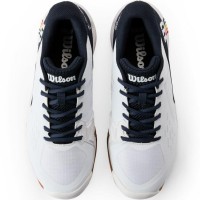 Tênis Wilson Rush Pro Ace Clay Branco Azul Marinho  Oferta + Barato