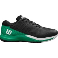 Wilson Rush Pro Ace Clay Black Green White Sneakers  Offer + Cheap